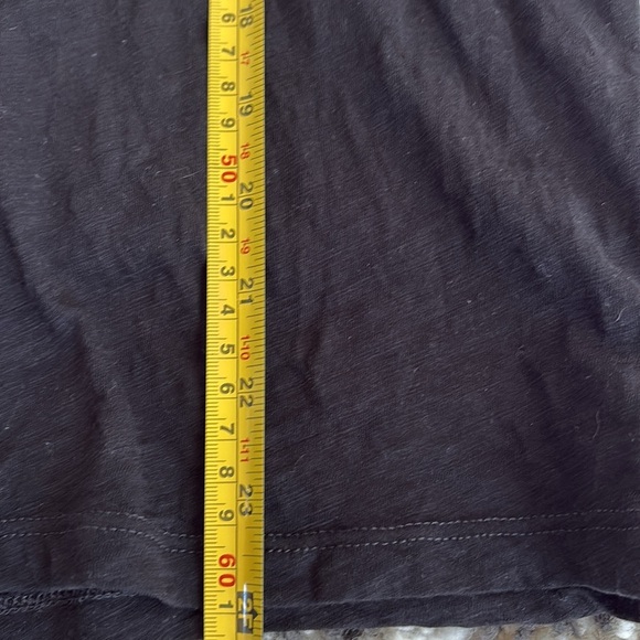 Goldie Lewinter rainbow tipped black crewneck tank top - Picture 12 of 15